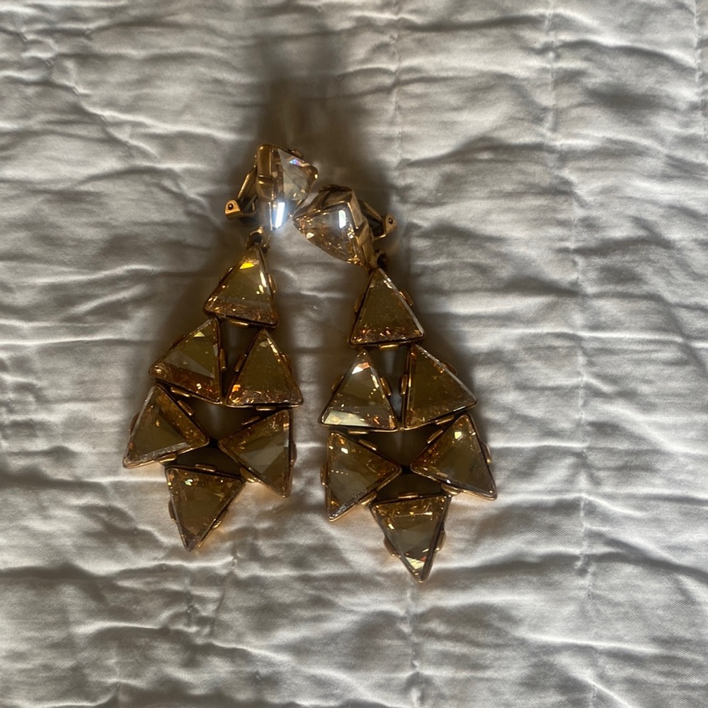 Oscar De La Renta Statement Earrings